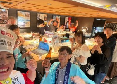 両県の酒のコラボＰＲ