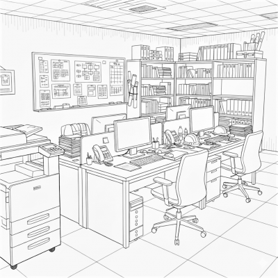 事務スペース　参考例