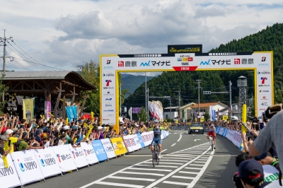 フィニッシュの様子