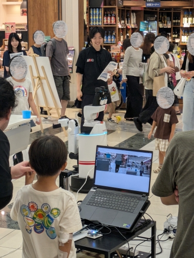 ロボット体験会の様子②