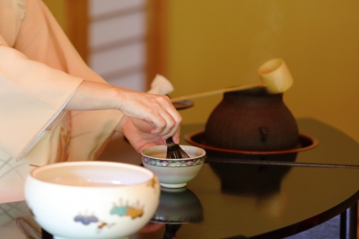 八女抹茶の呈茶