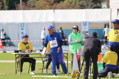 競技の様子（フライングディスク）