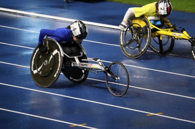 競技の様子（陸上競技）