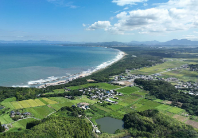 三里松原（遠景）