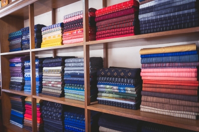 野村織物の久留米絣