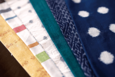 池田絣工房の久留米絣