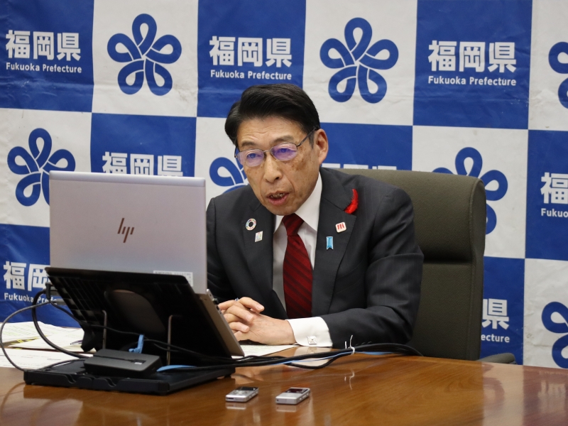WEB会議知事