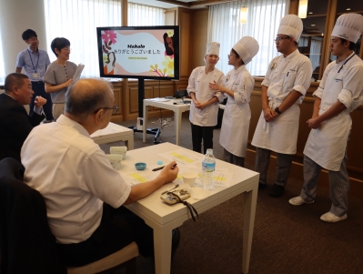 学生によるプレゼンテーションの様子