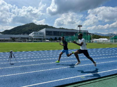 ONOCとの連携により実施した、世界陸上に向けた福岡での事前合宿（R7.9月）