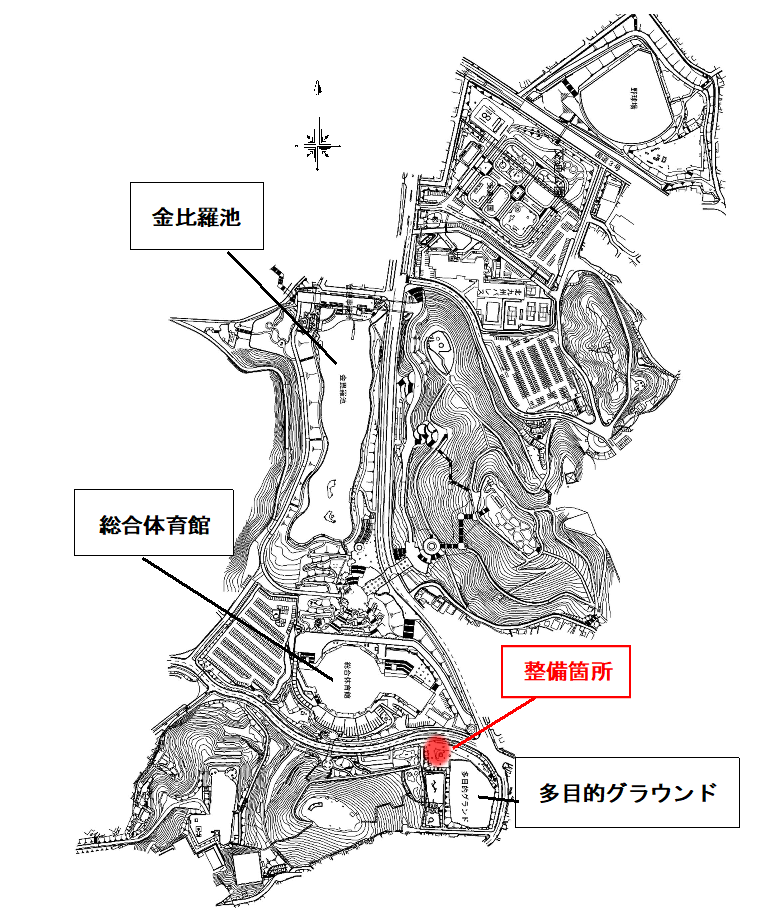 中央公園平面図