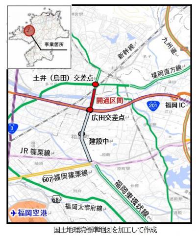 粕屋久山線地図２