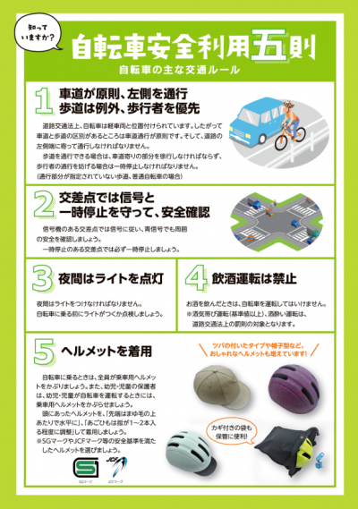 自転車安全利用五則