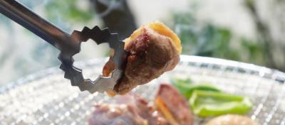 しゃも屋凛の鶏肉を焼いた写真