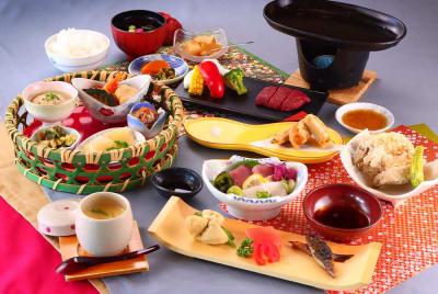英彦山ホテルなごみの会席料理の写真