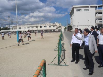 ラグビー部見学