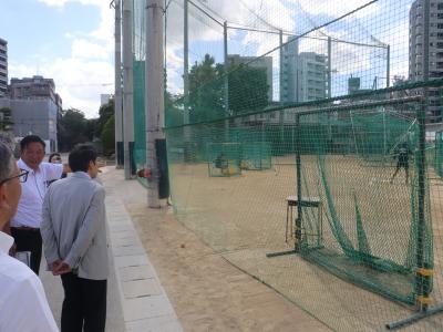 野球部見学