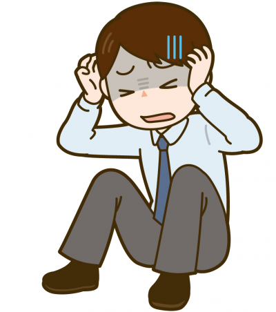 頭を抱える社員