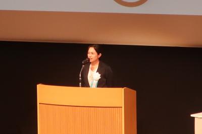 メッセージ発信の様子