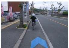 自転車通行の安全対策事例