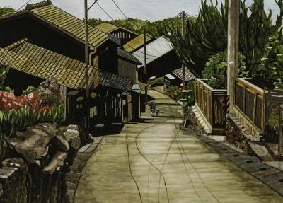 洋画「ふるさと」