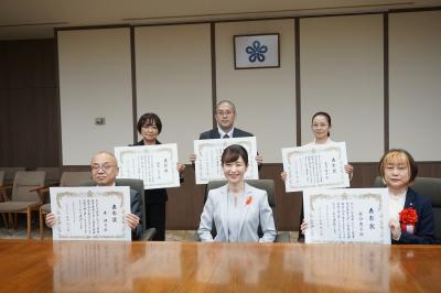 令和7年度の表彰式写真