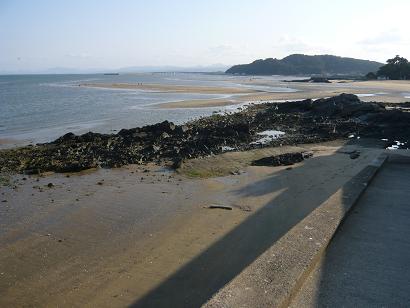 行橋市蓑島より周防灘の眺め