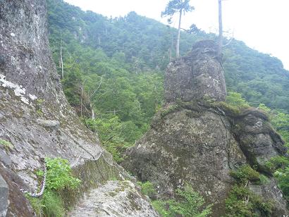 英彦山望雲台の岩場