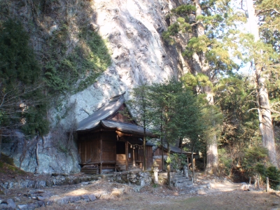 英彦山にある玉屋神社の写真です