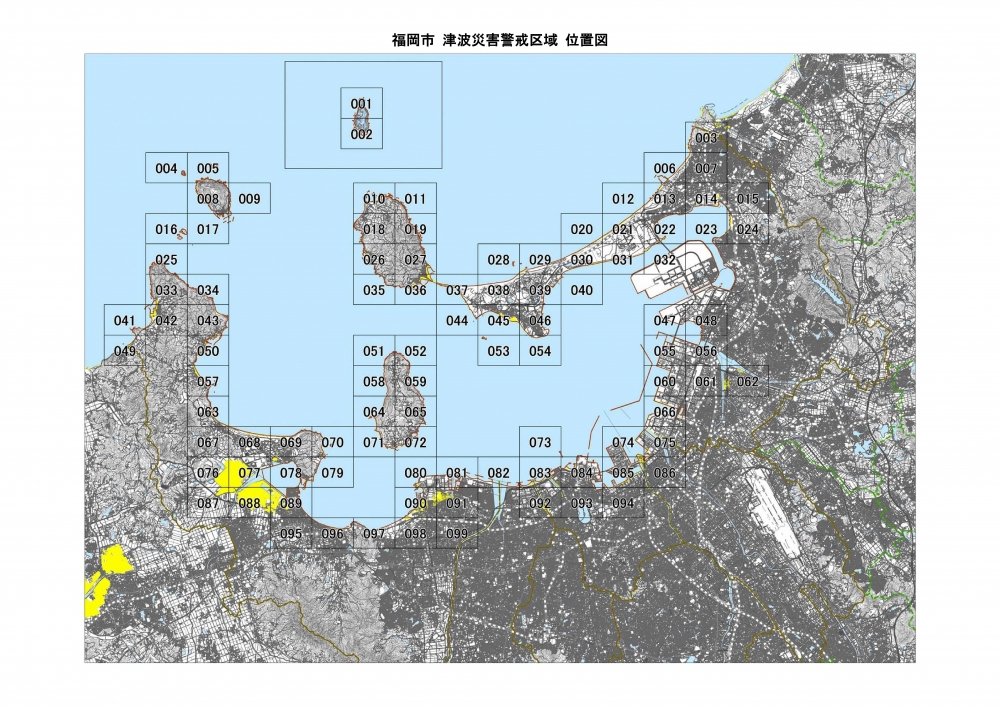 福岡市位置図