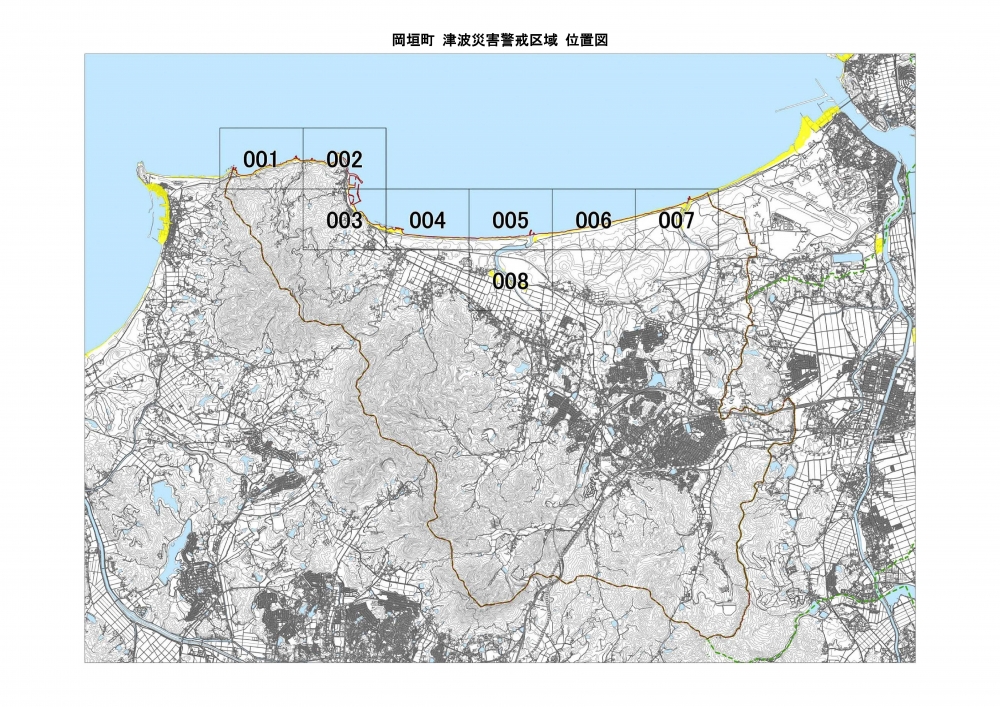 岡垣町位置図