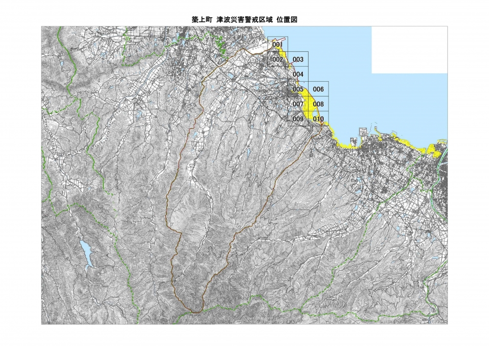 築上町位置図