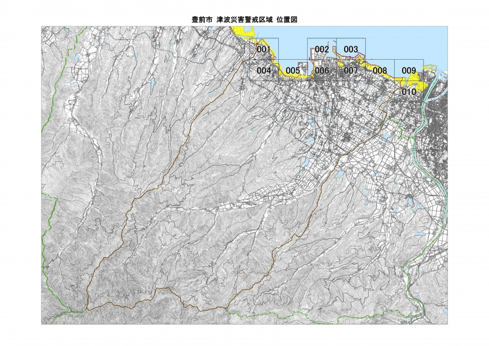 豊前市位置図