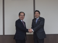 野田代表取締役社長と知事
