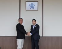 長谷川代表取締役社長と知事