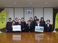 西南女学院高等学校、八女学院高等学校の皆さんと