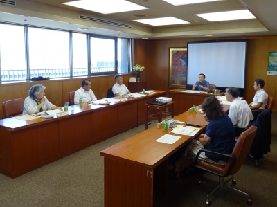 平成３０年度第２回福岡県森林環境税検討委員会の様子