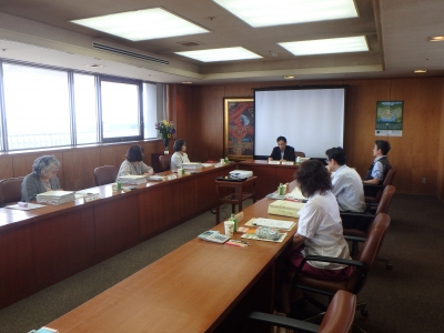 平成３０年度第１回福岡県森林環境税検討委員会の様子