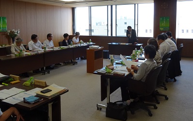 第１回福岡県森林環境税検討委員会の様子