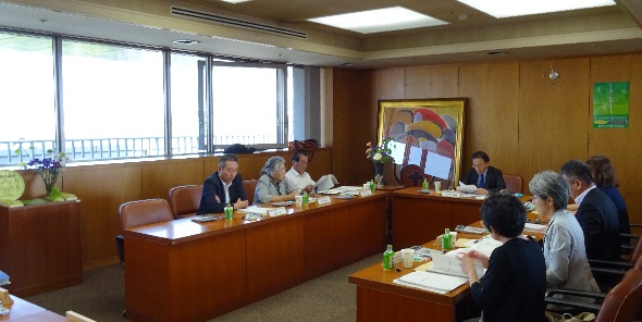 第５回福岡県森林環境税検討委員会の様子