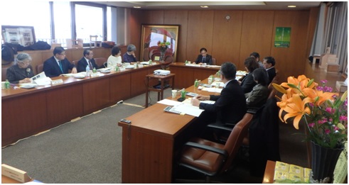 第３回福岡県森林環境税検討委員会の様子