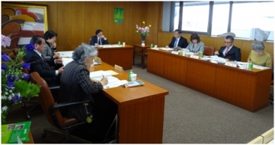 第４回福岡県森林環境税検討委員会の様子