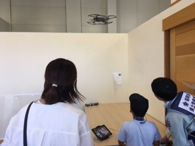 ドローン操作体験
