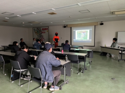 農作業安全の講習会の様子