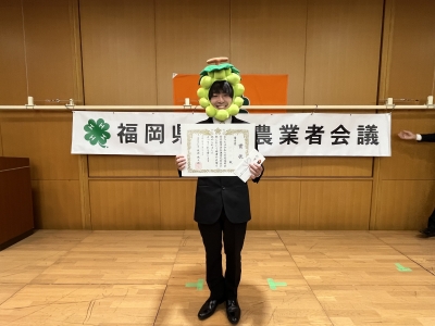 知事賞を受賞した野村氏