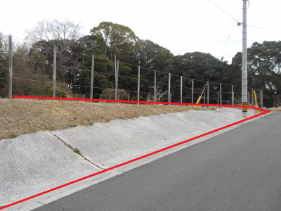 物件南西側から