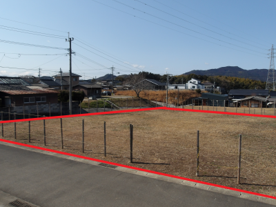 物件南東側から
