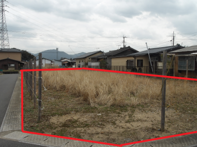 物件（788番2）西側から