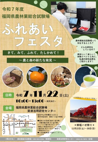 ふれあいフェスタチラシ（表）