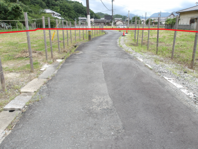 物件北側から（138－1）