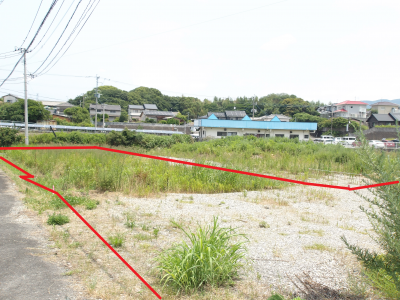 物件北西側から